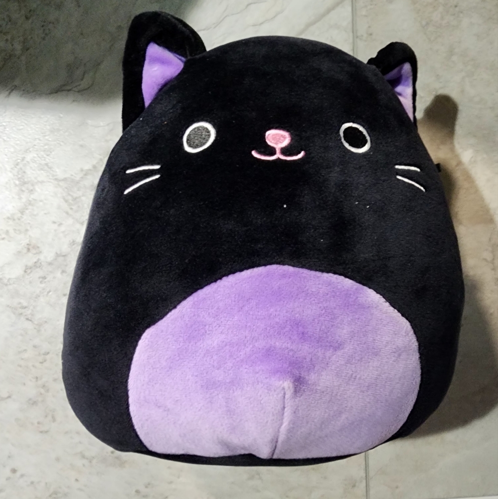 RARE Squishmallow Plush 6” black cat Soft KELLYTOY Pre-owned  Limited Edition
